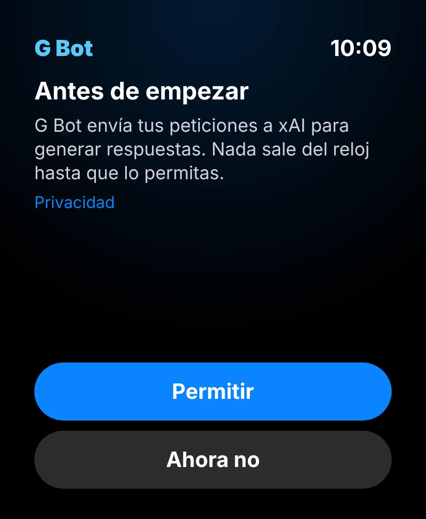 G Bot – Consentimiento IA