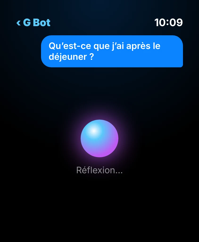 G Bot – Réflexion