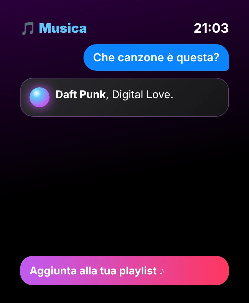 G Bot – Musica: Daft Punk, Digital Love. Aggiunta alla tua playlist ♪