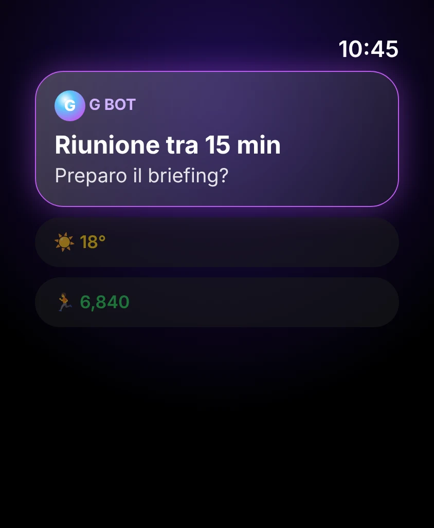 G Bot – Pertinenza nella Raccolta smart