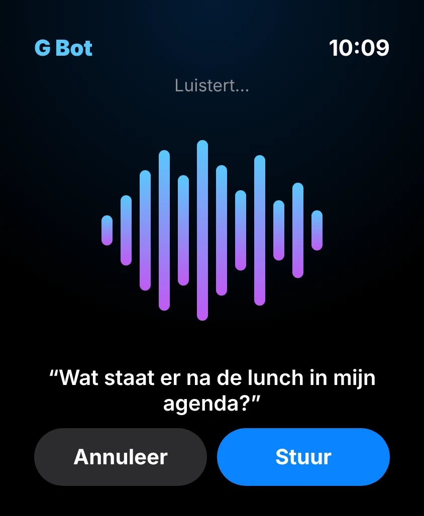 G Bot – Luisteren