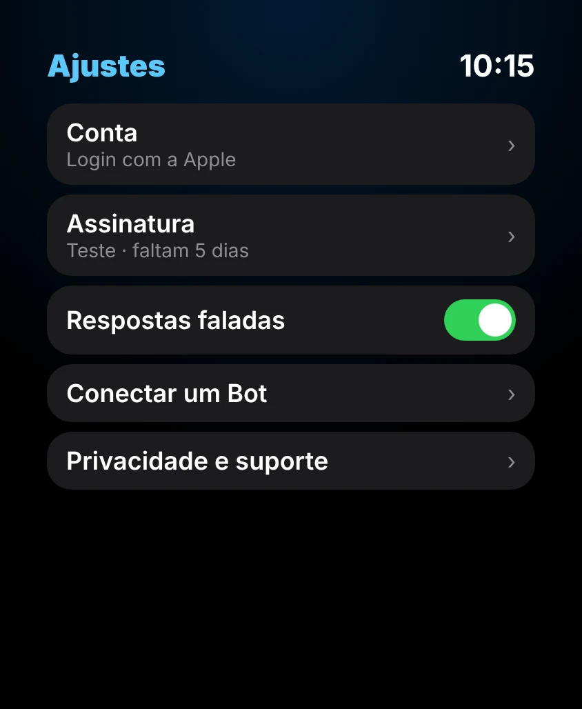 G Bot – Ajustes
